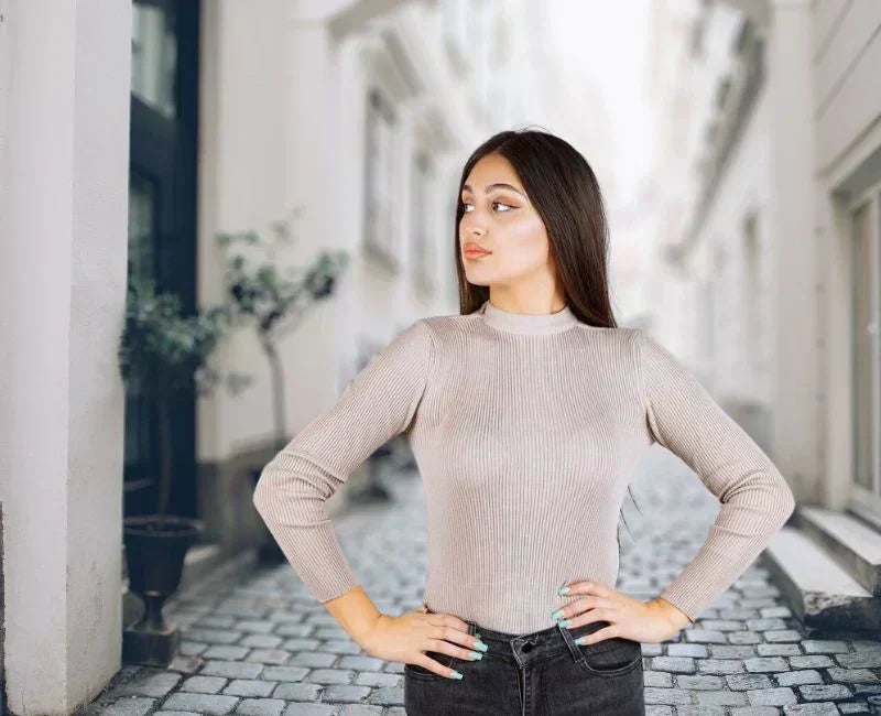 Why Women Love Rib Knit Tees Why Women Love Rib Knit Tees