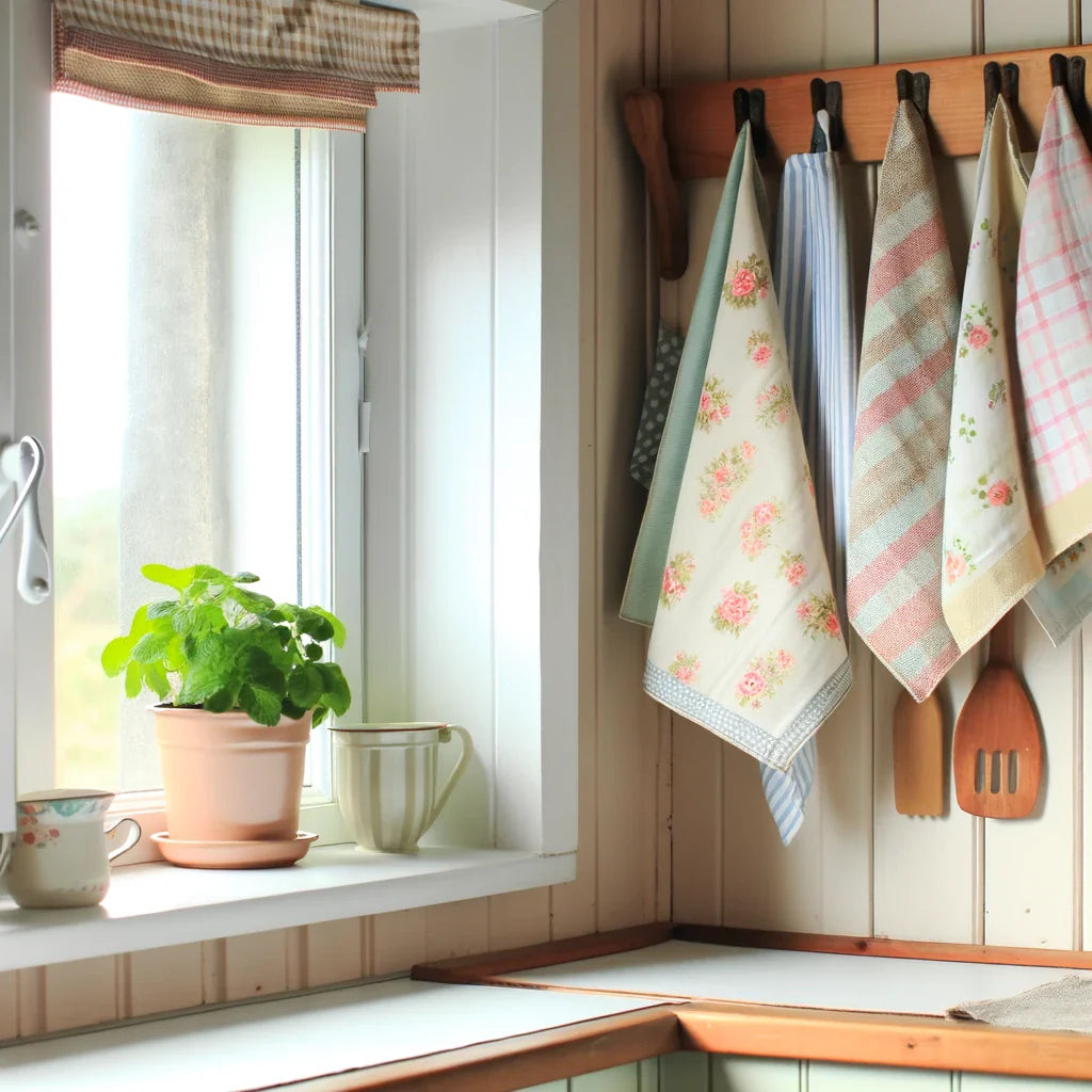 Where do you hang your pretty kitchen towels