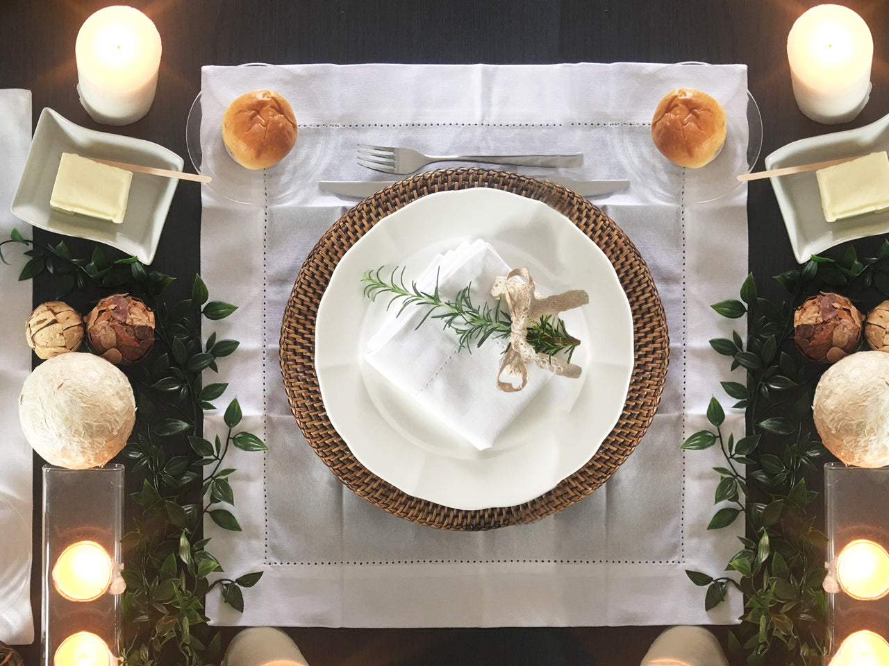 Elegant Thanksgiving Dinner Napkin Custom Personalized 