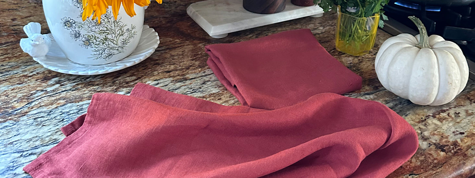 Plain Dish Towels - Cotton Kitchen Towels - All Cotton and Linen