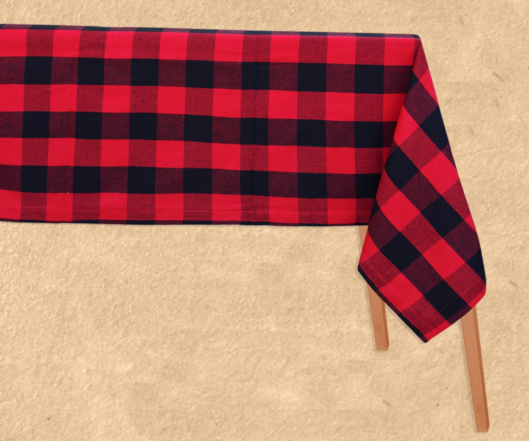 Red cloth table cloth recommends washing at normal level water ironing at normal level water and ironing at 40 degrees Celsius. Red cloth table cloth recommends washing at normal level water ironing at normal level water and ironing at 40 degrees Celsius.
