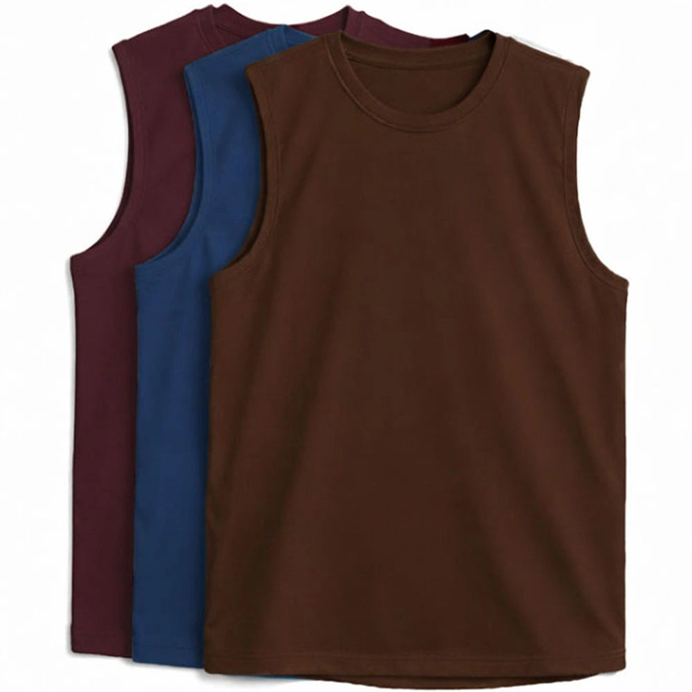 Men’s athletic tank tops – solid color variants Men’s athletic tank tops – solid color variants