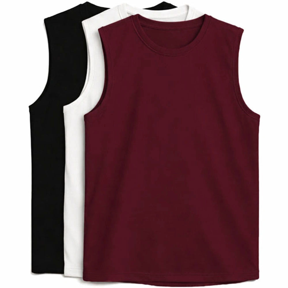 Men’s minimal sleeveless tank tops – multiple variants Men’s minimal sleeveless tank tops – multiple variants