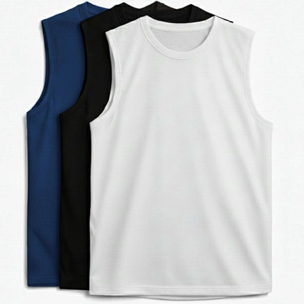 Men’s sleeveless tank top – Blue Men’s sleeveless tank top – Blue