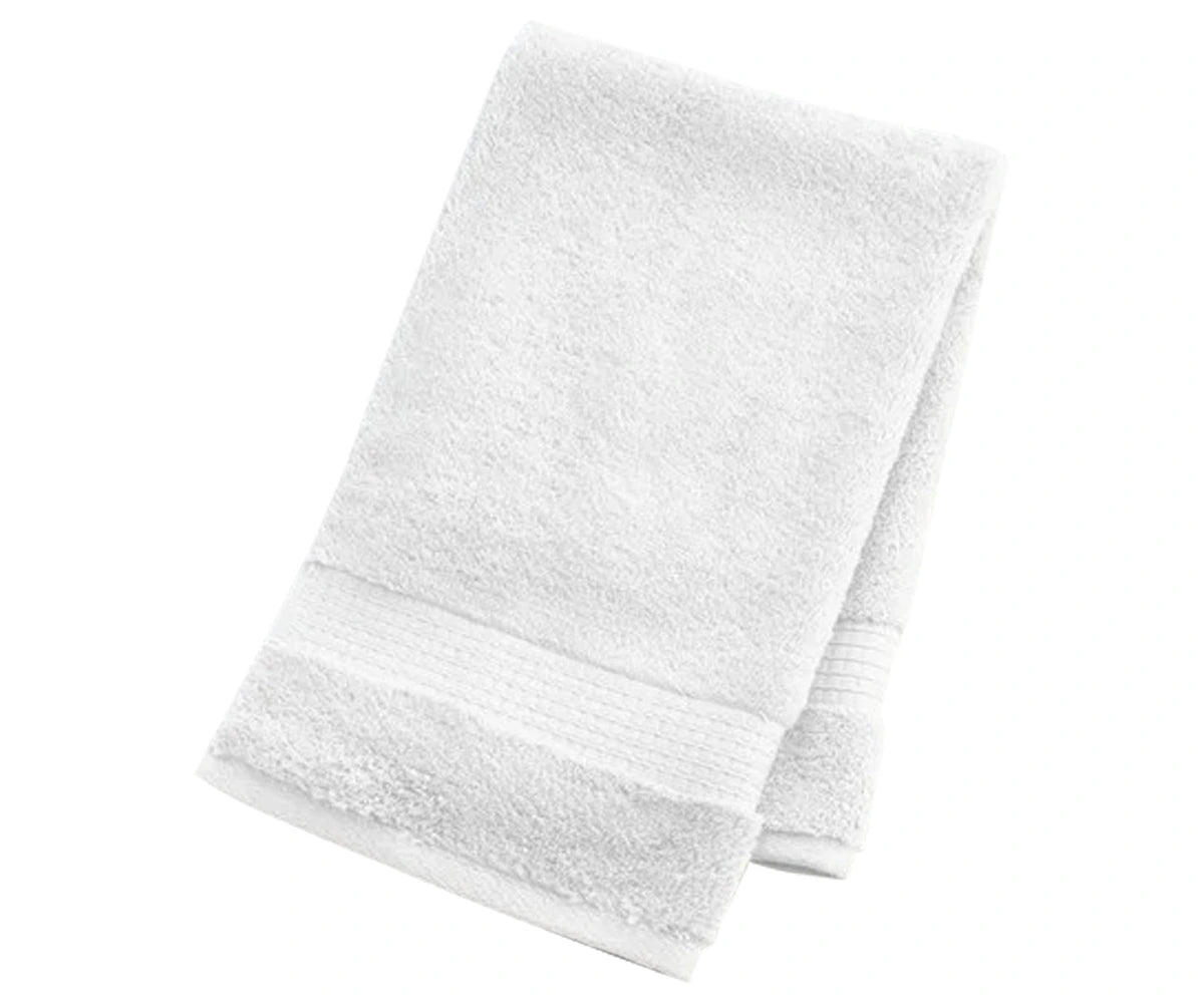 Set of 6 White Cotton Towel Set with Bath, Hand, and Face Towels – Terry Cloth Set of 6 White Cotton Towel Set with Bath, Hand, and Face Towels – Terry Cloth
