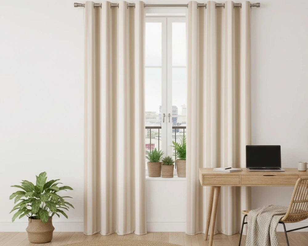 beige and white striped window curtains for living room decor beige and white striped window curtains for living room decor