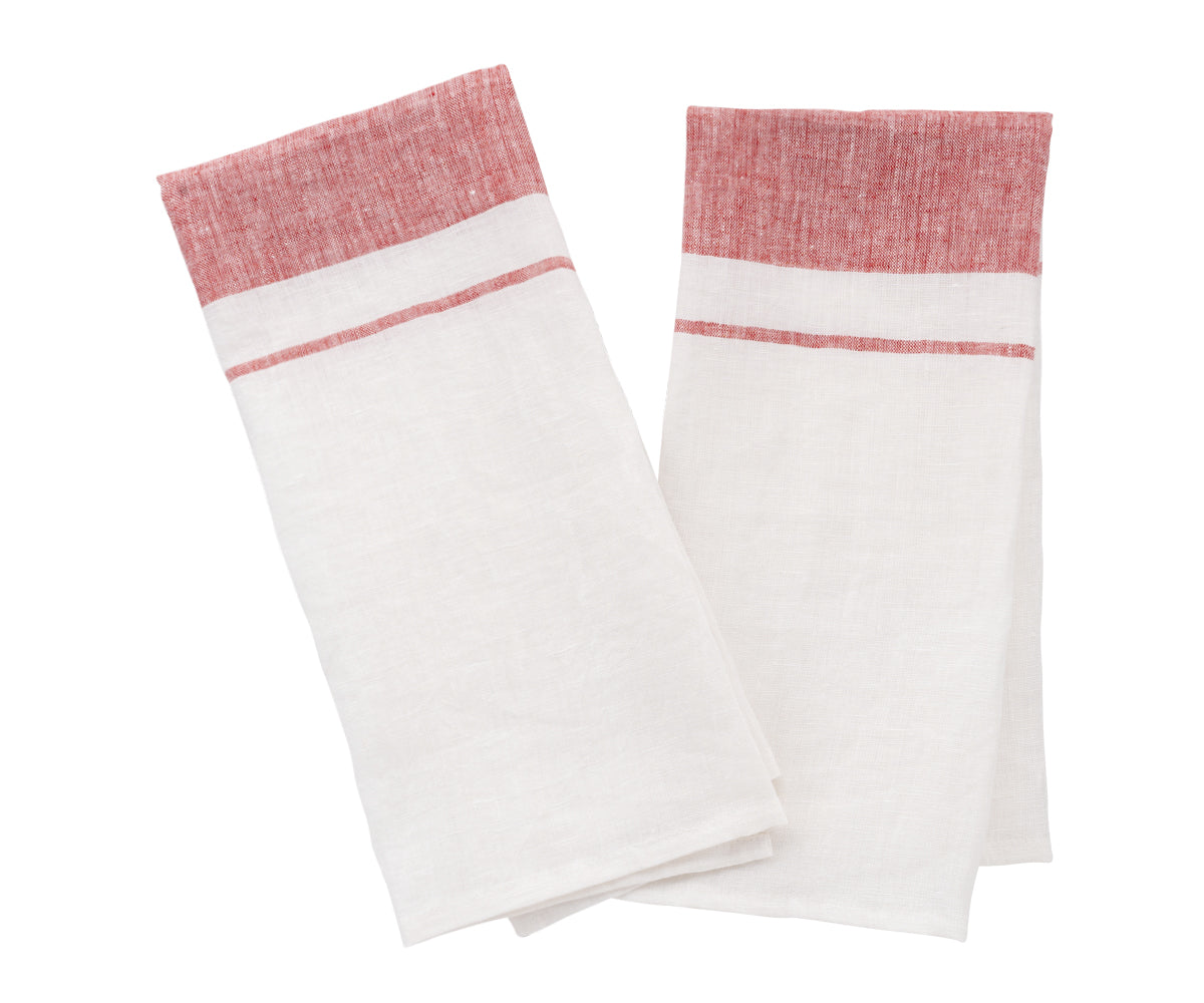 Rustic farmhouse hand towels, striped linen set of 2
Rustic farmhouse hand towels, striped linen set of 2