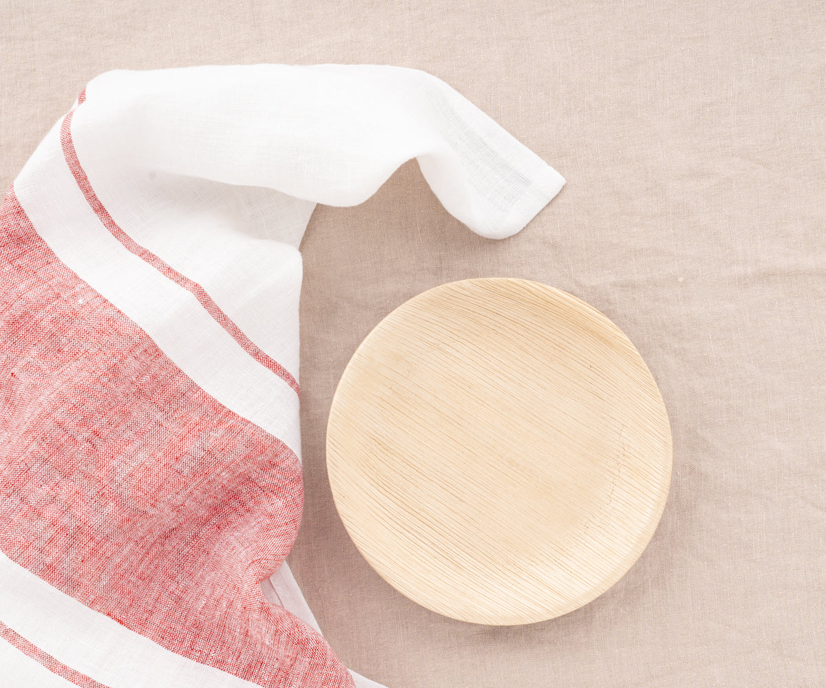 Durable and reusable linen dish towels, striped set
Durable and reusable linen dish towels, striped set