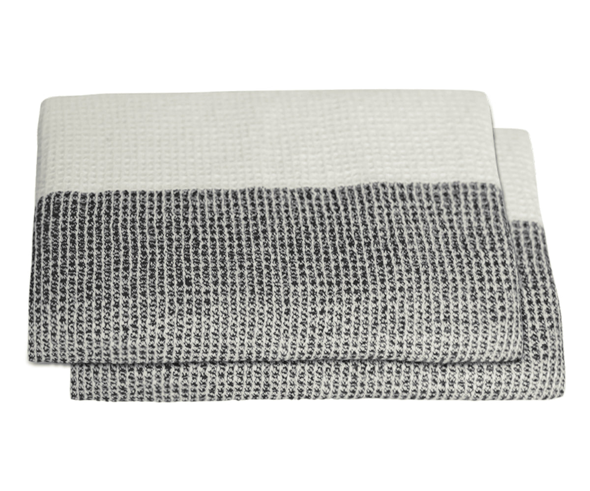 gray hand towels, waffle towels set of 2 gray hand towels, waffle towels set of 2