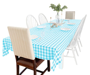 Quality Gingham Tablecloth in various sizes and colors.