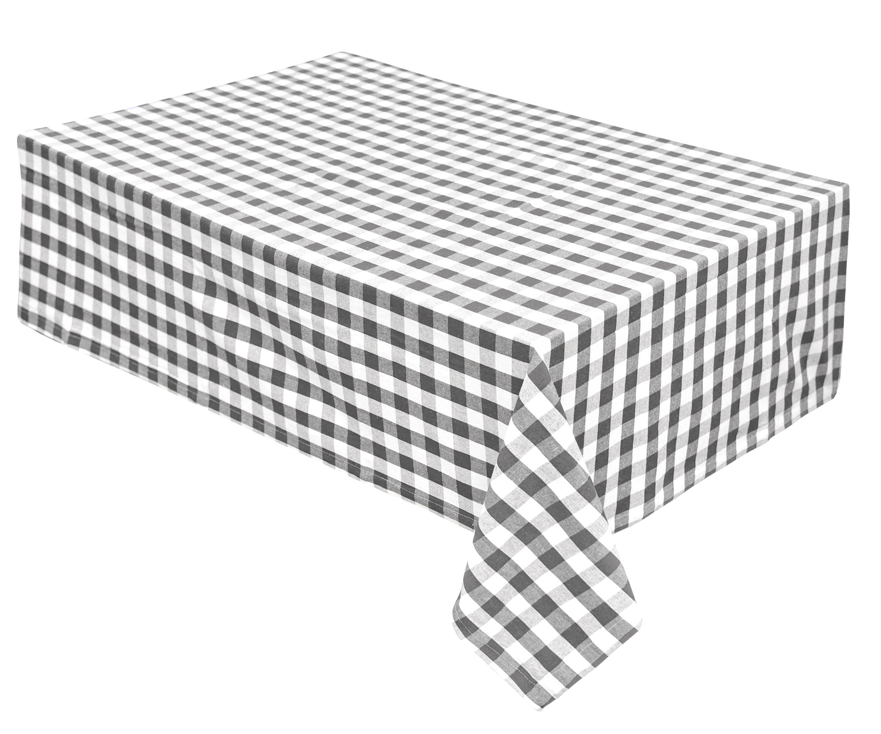 Cotton tablecloth perfect for casual dining or special events.