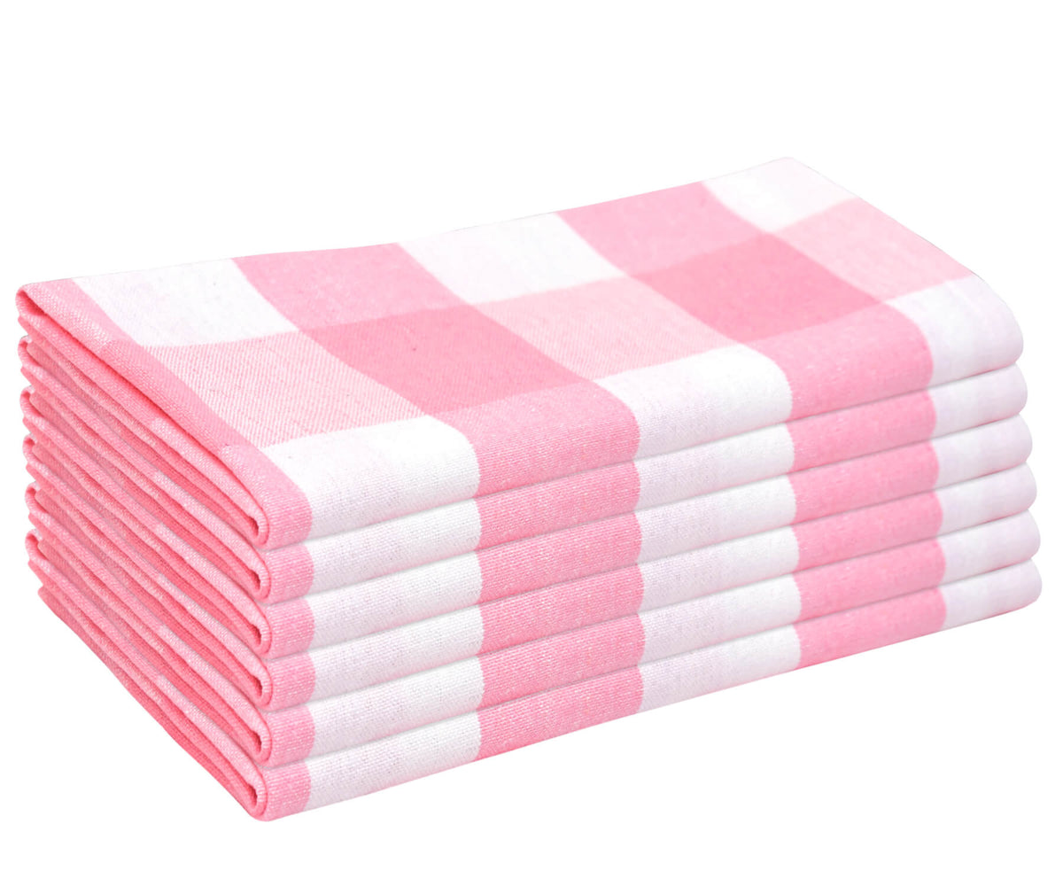 Custom Buffalo Plaid Napkins - Pastel Color Napkins Custom Buffalo Plaid Napkins - Pastel Color Napkins