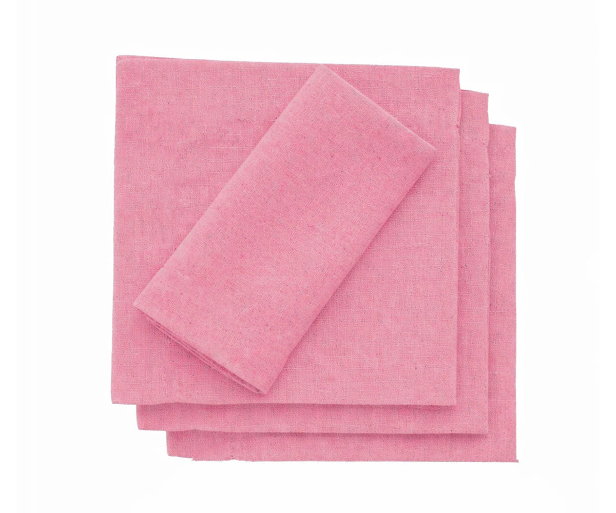 Light pink cotton cocktail napkins, reusable drink napkins for wedding and party table decor Light pink cotton cocktail napkins, reusable drink napkins for wedding and party table decor
