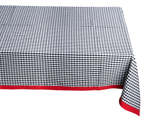 Versatile Gingham Tablecloth in classic colors and patterns.