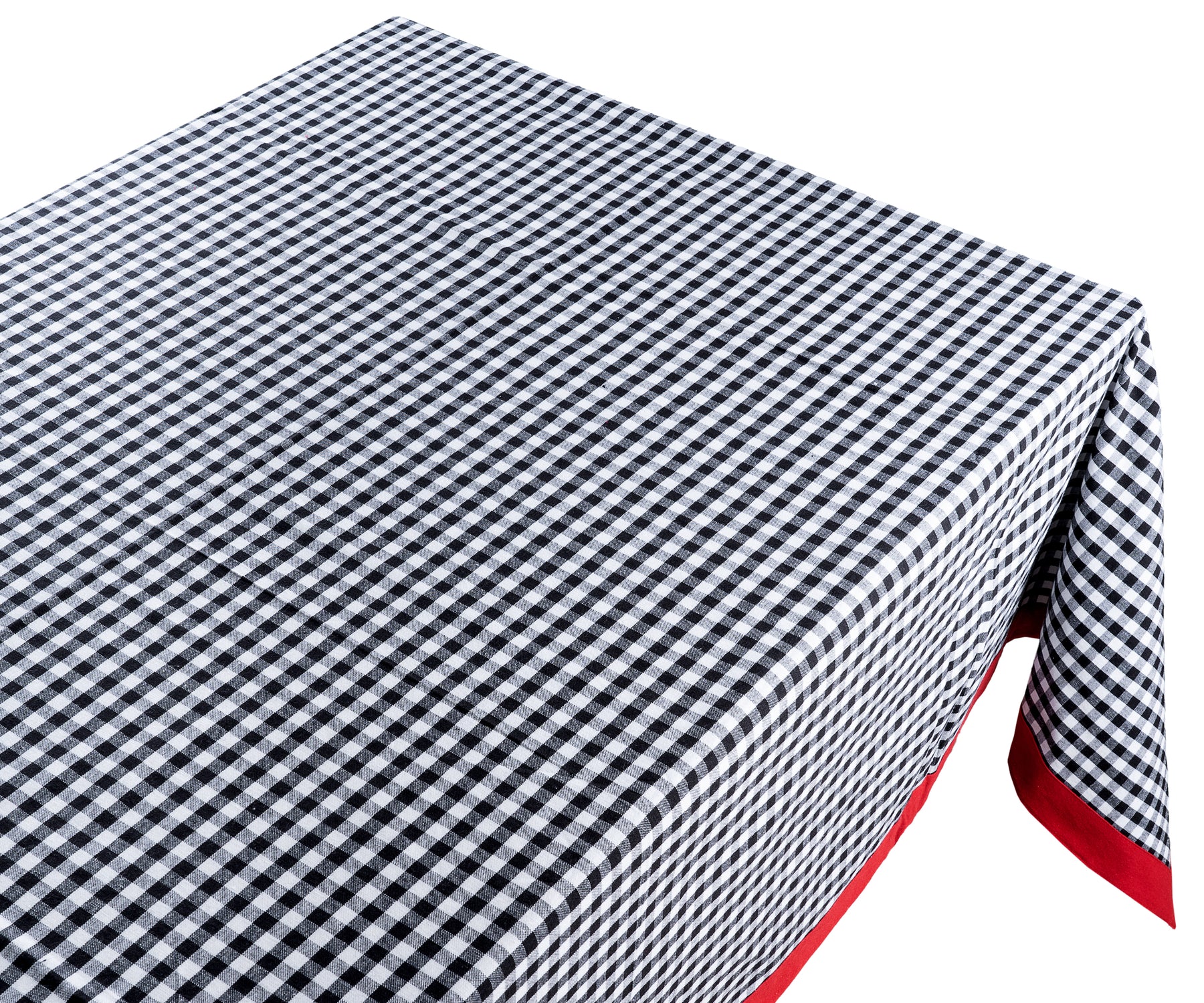Checkered Tablecloth for a traditional and inviting table setting. Checkered Tablecloth for a traditional and inviting table setting.