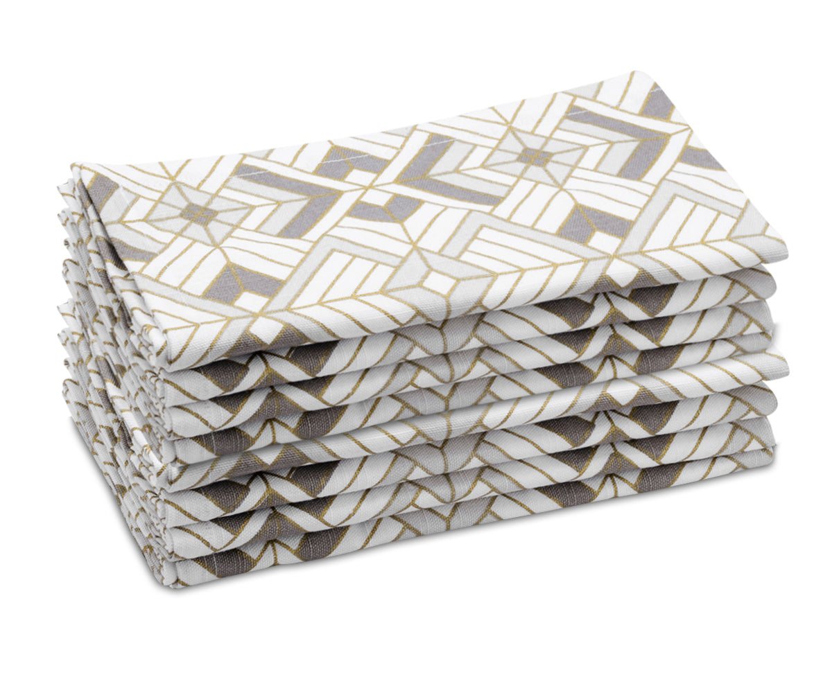 white napkins cotton providing ample coverage for guests during the main course. white napkins cotton providing ample coverage for guests during the main course.