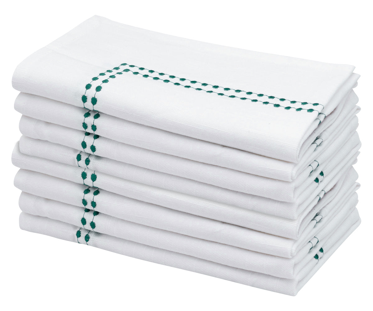 Soft and absorbent cotton napkins, enhancing your dining experience with their effortless elegance.