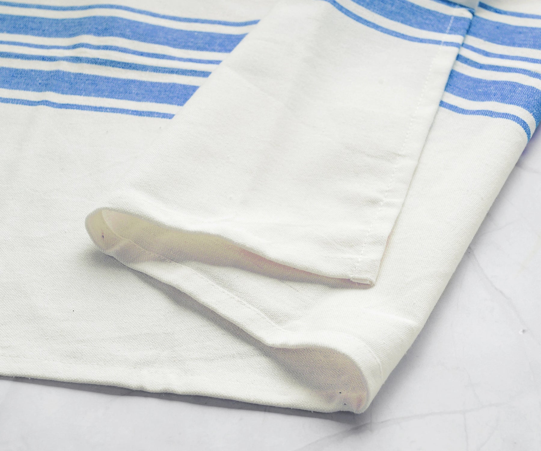Classic Blue Striped Kitchen Towels – Durable & Reusable Cotton Dish Towels Classic Blue Striped Kitchen Towels – Durable & Reusable Cotton Dish Towels
