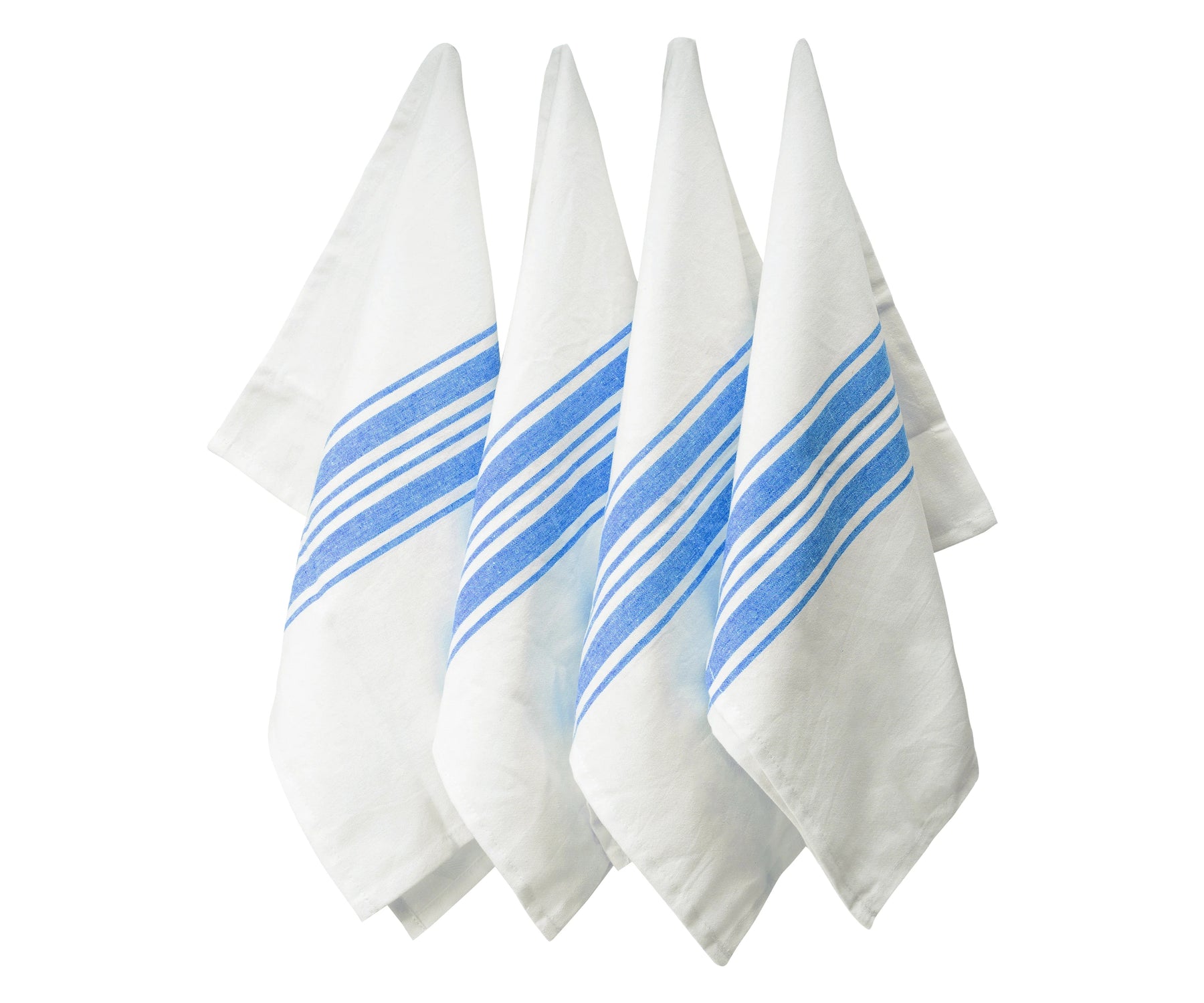 Classic Cream Kitchen Towels with Blue Stripes – 100% Cotton & Highly Absorbent Classic Cream Kitchen Towels with Blue Stripes – 100% Cotton & Highly Absorbent