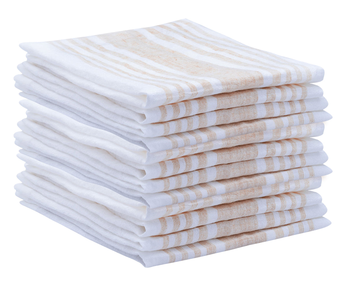 Timeless Aesthetic: Soft, natural wrinkles add a touch of understated sophistication to your table décor. Timeless Aesthetic: Soft, natural wrinkles add a touch of understated sophistication to your table décor.