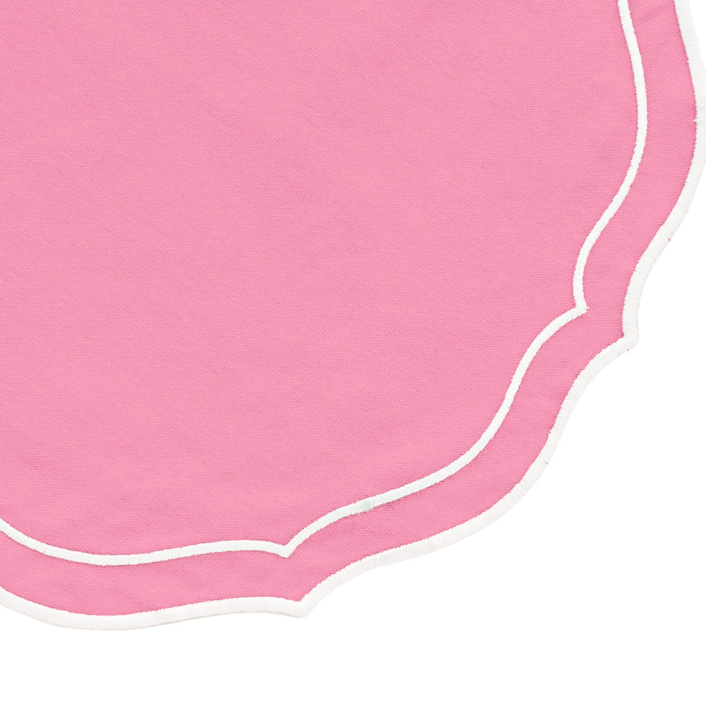 Pink Scalloped Placemats Pink Scalloped Placemats