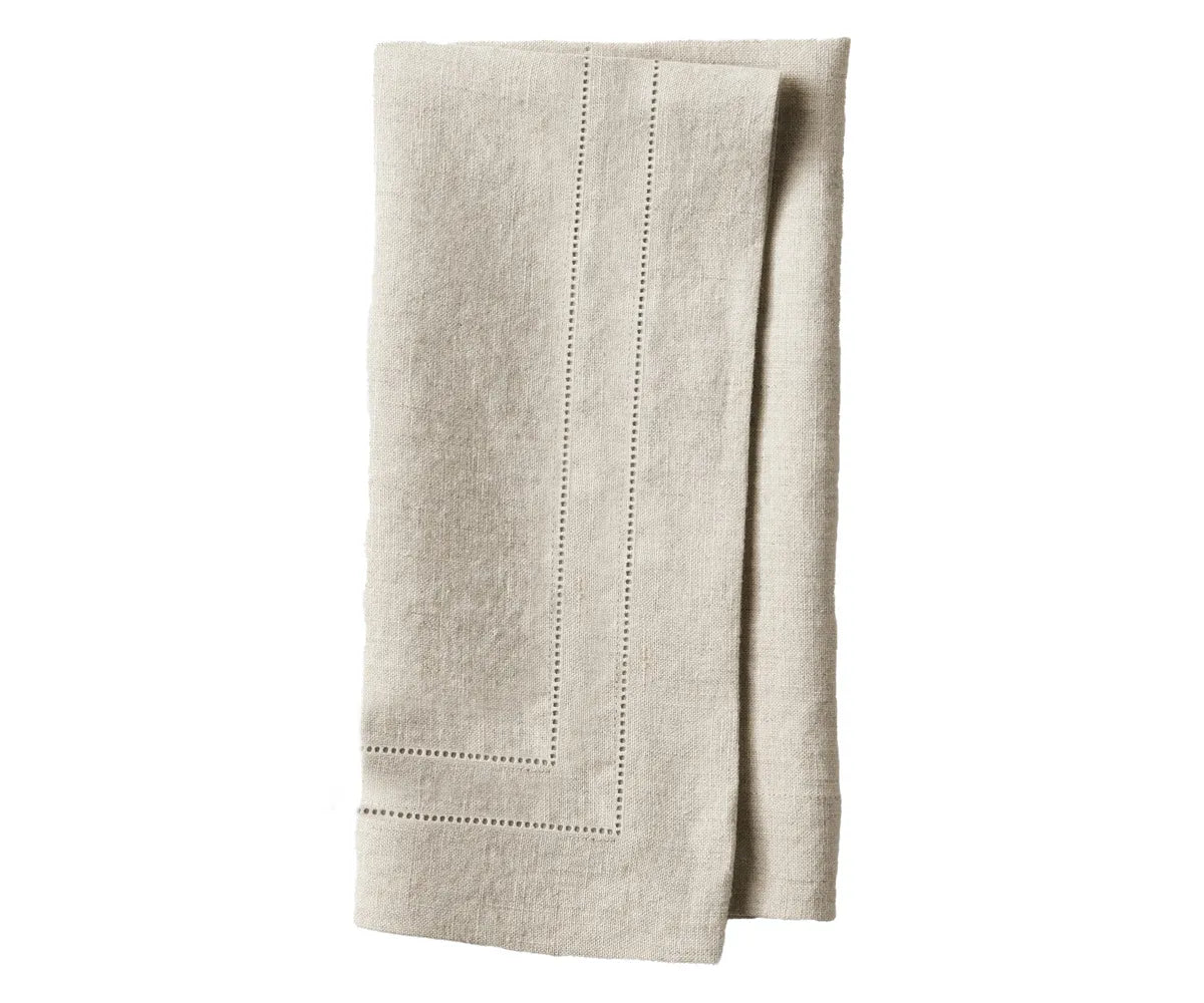 Dark Sand Linen Dinner Napkins with Double Hemstitch – Set of 12, Perfect for Weddings and Holiday Table Settings Dark Sand Linen Dinner Napkins with Double Hemstitch – Set of 12, Perfect for Weddings and Holiday Table Settings