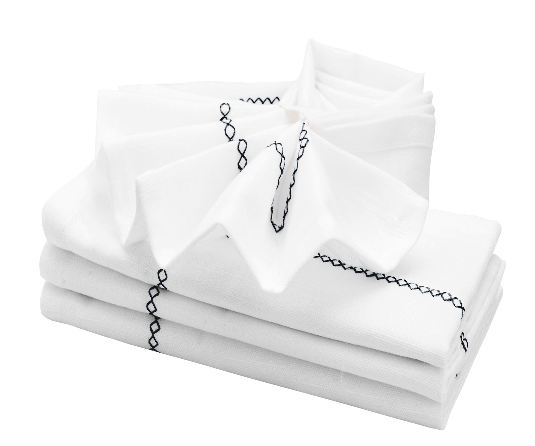 Custom Embroidery Wedding Cloth Napkins for Table Decor Custom Embroidery Wedding Cloth Napkins for Table Decor