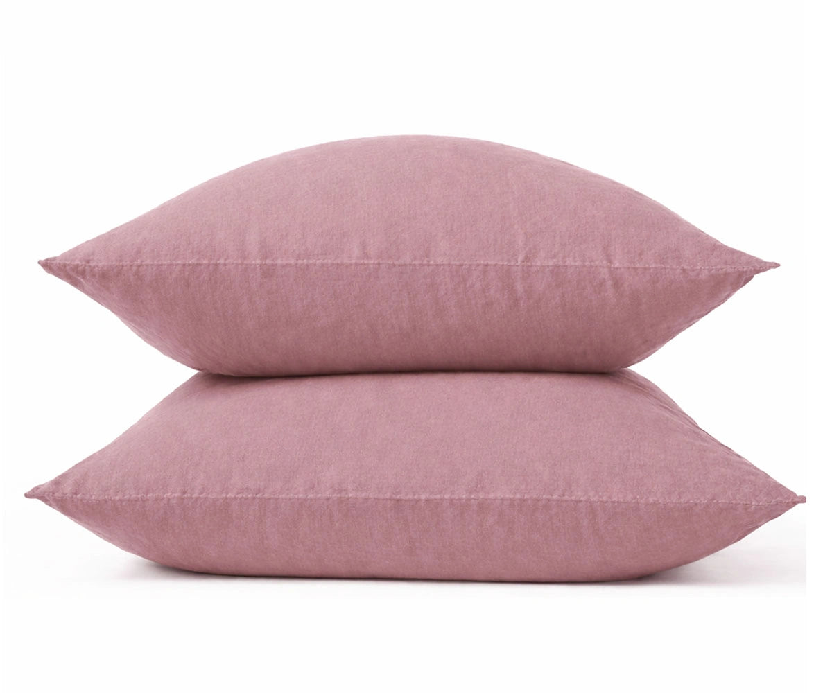 Dusty mauve stonewashed linen pillowcase, 100% linen pillow cover, soft breathable prewashed linen bedding, modern minimalist bedroom decor Dusty mauve stonewashed linen pillowcase, 100% linen pillow cover, soft breathable prewashed linen bedding, modern minimalist bedroom decor
