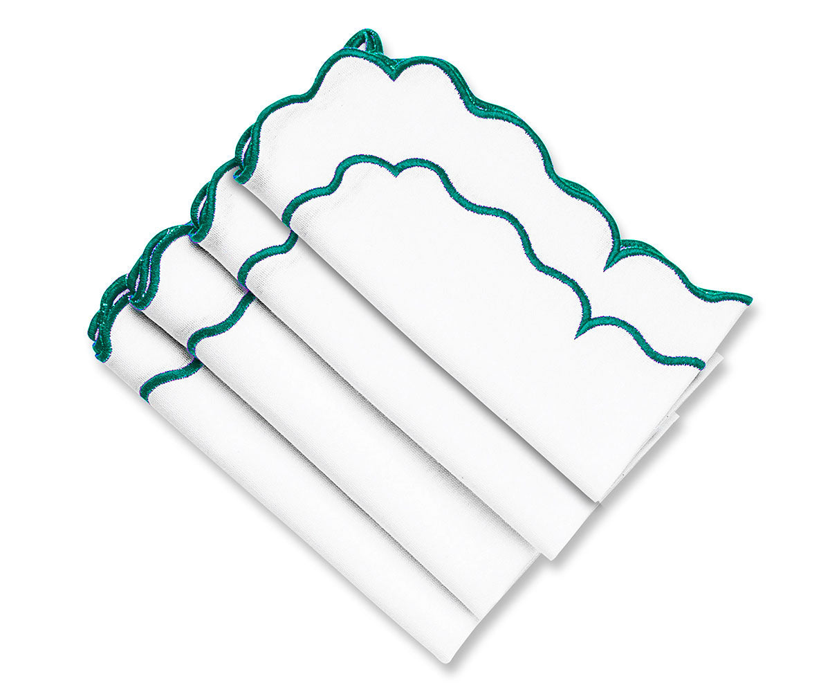 White napkins, green trim napkins, scalloped napkins, scalloped edge napkins, scalloped cocktail napkins, linen scalloped napkins, blue scalloped napkins, scalloped cloth napkins White napkins, green trim napkins, scalloped napkins, scalloped edge napkins, scalloped cocktail napkins, linen scalloped napkins, blue scalloped napkins, scalloped cloth napkins