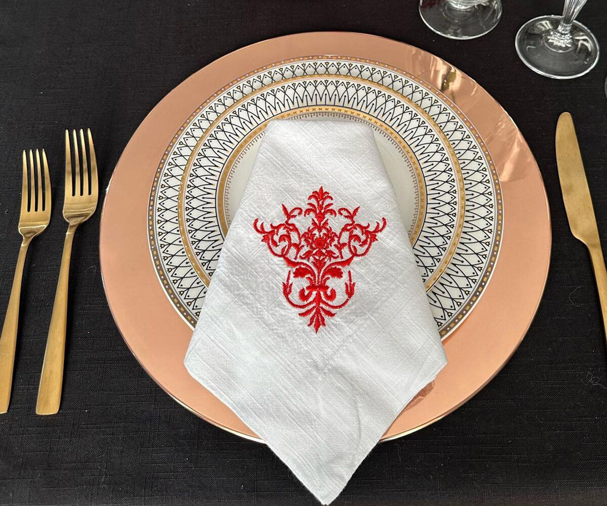Wedding Napkins - Victorian Napkins Wedding Napkins - Victorian Napkins