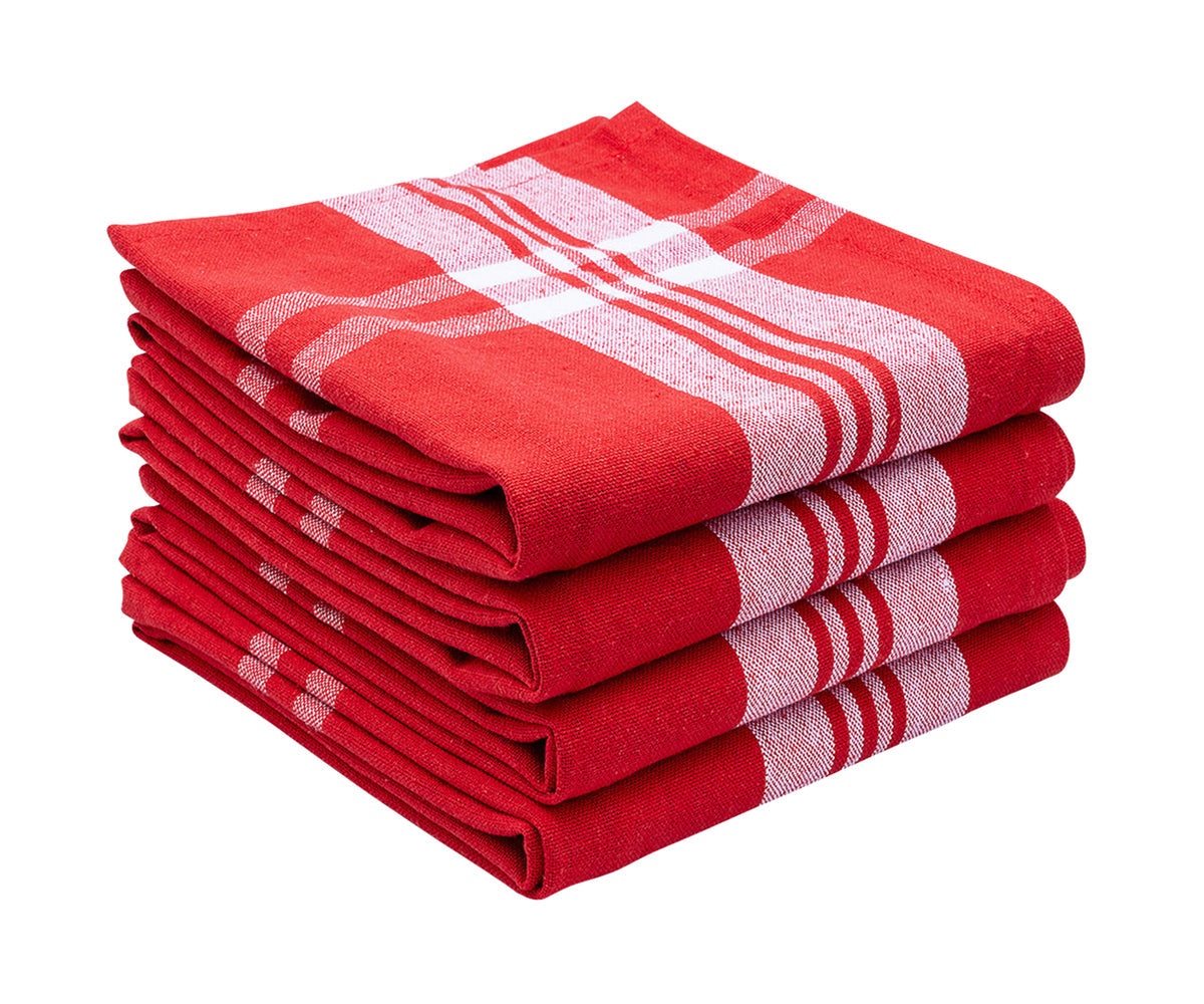 Red French Kitchen Towels Red French Kitchen Towels