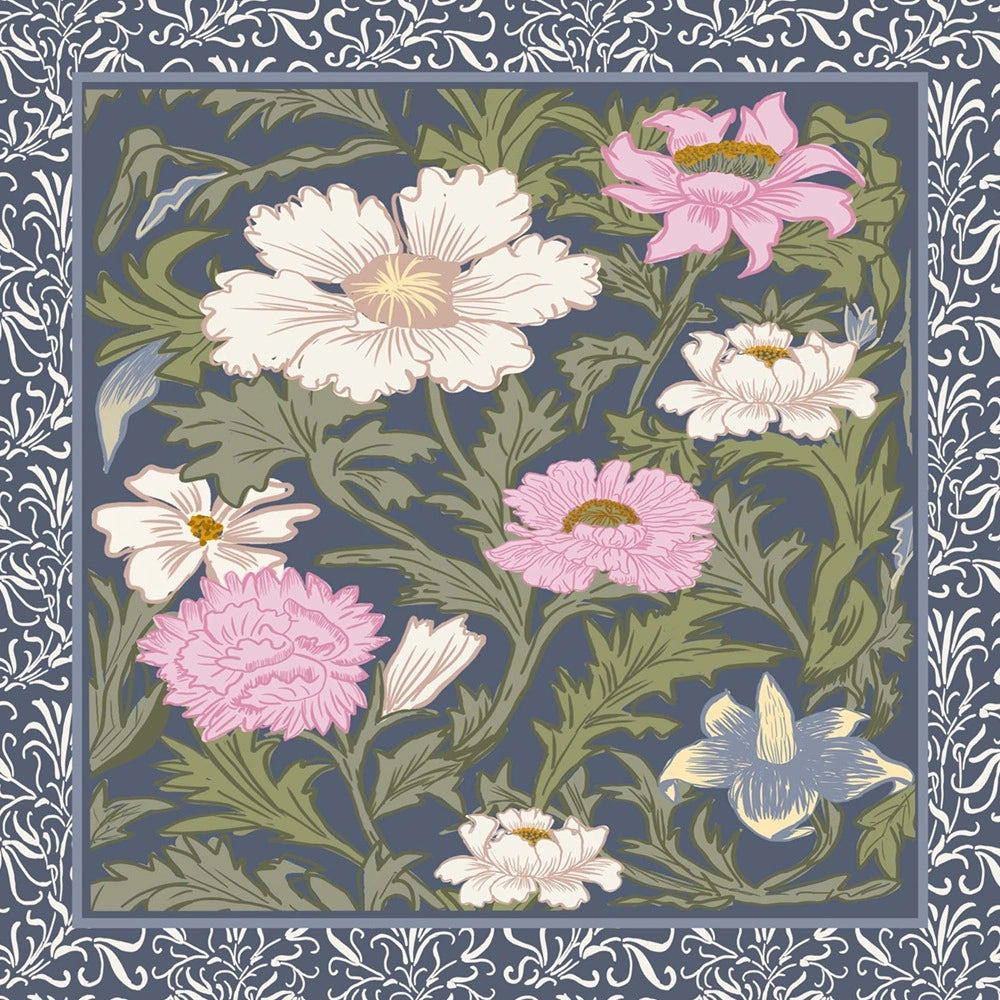 Green Floral Cloth Napkins Green Floral Cloth Napkins