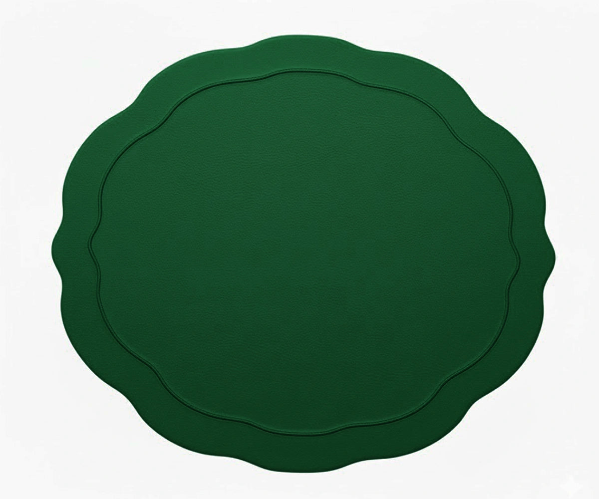 Vibrant green oval cotton placemat crafted from 100% soft cotton, bringing a fresh, natural look to your dining setup. Vibrant green oval cotton placemat crafted from 100% soft cotton, bringing a fresh, natural look to your dining setup.