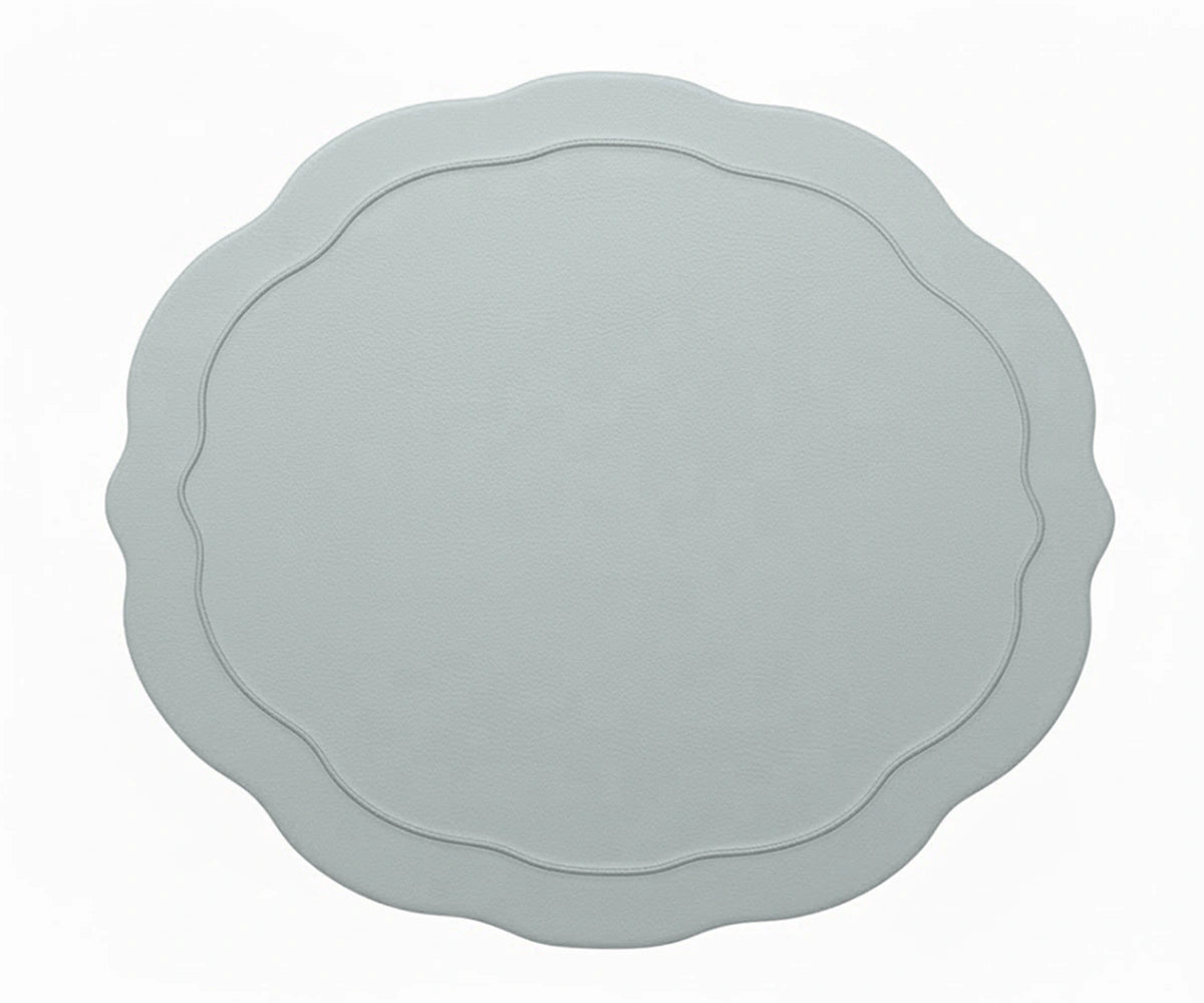 grey oval cotton placemat designed to add a modern, minimalist touch to your dining table. Crafted from 100% cotton. grey oval cotton placemat designed to add a modern, minimalist touch to your dining table. Crafted from 100% cotton.