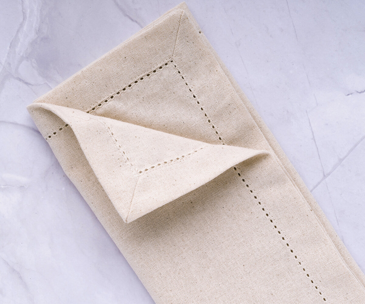 Custom Natural Cloth Napkins - Personalized Napkins Custom Natural Cloth Napkins - Personalized Napkins