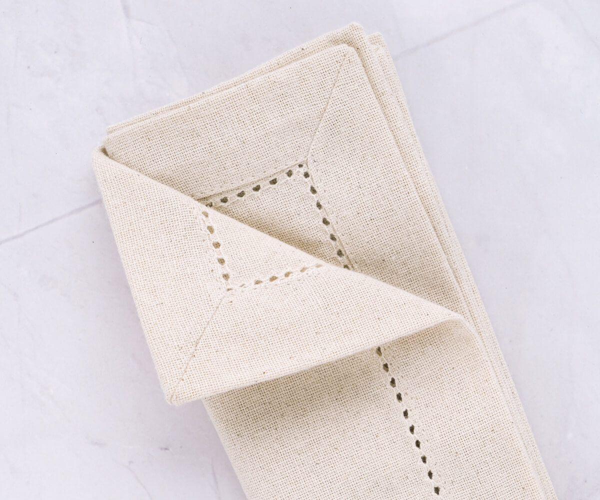 Custom Natural Cloth Napkins - Personalized Napkins Custom Natural Cloth Napkins - Personalized Napkins