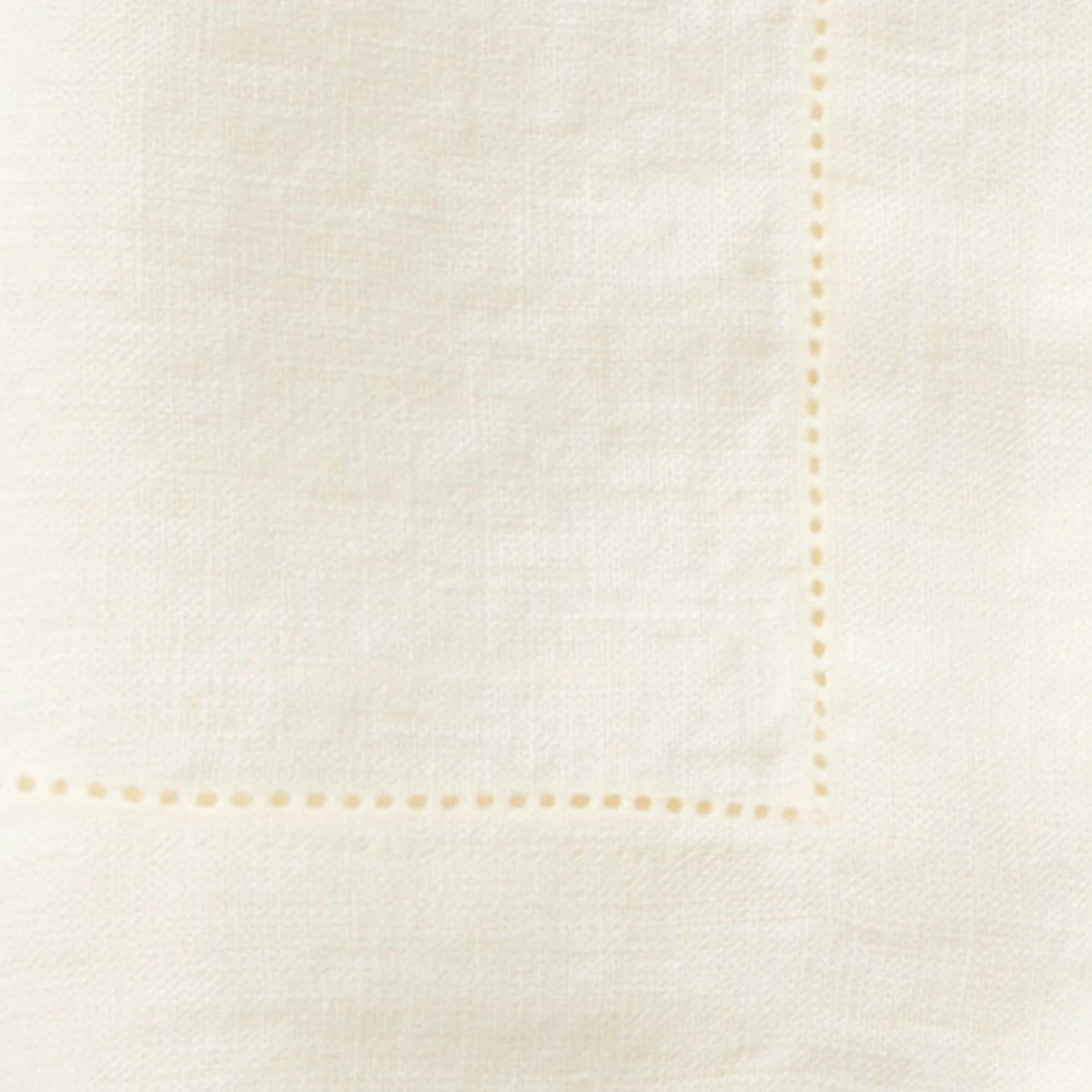 Elegant ivory linen napkin Elegant ivory linen napkin