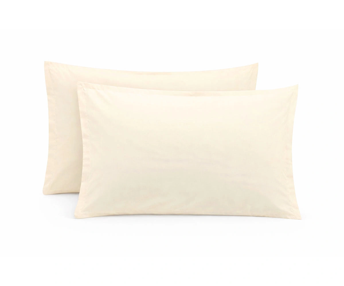 ivory cotton pillowcase with soft breathable cotton finish ivory cotton pillowcase with soft breathable cotton finish