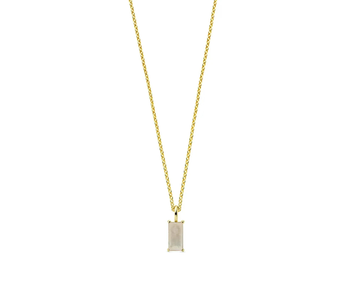Adjustable gold moonstone necklace for women Adjustable gold moonstone necklace for women