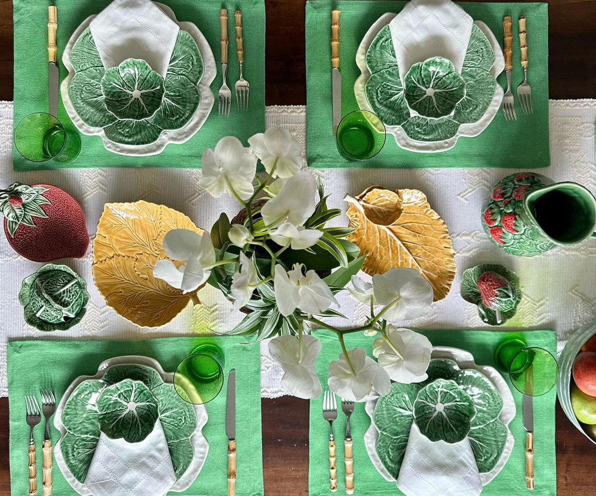 Add a touch of charm and protection to your table with green fabric placemats, elevating your dining experience. Add a touch of charm and protection to your table with green fabric placemats, elevating your dining experience.