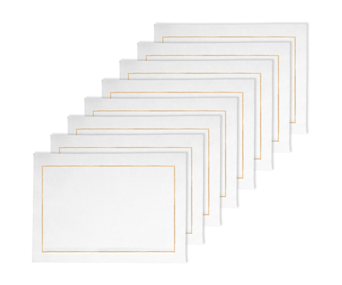 Gold Placemats Set of 4 and 8 Gold Placemats Set of 4 and 8