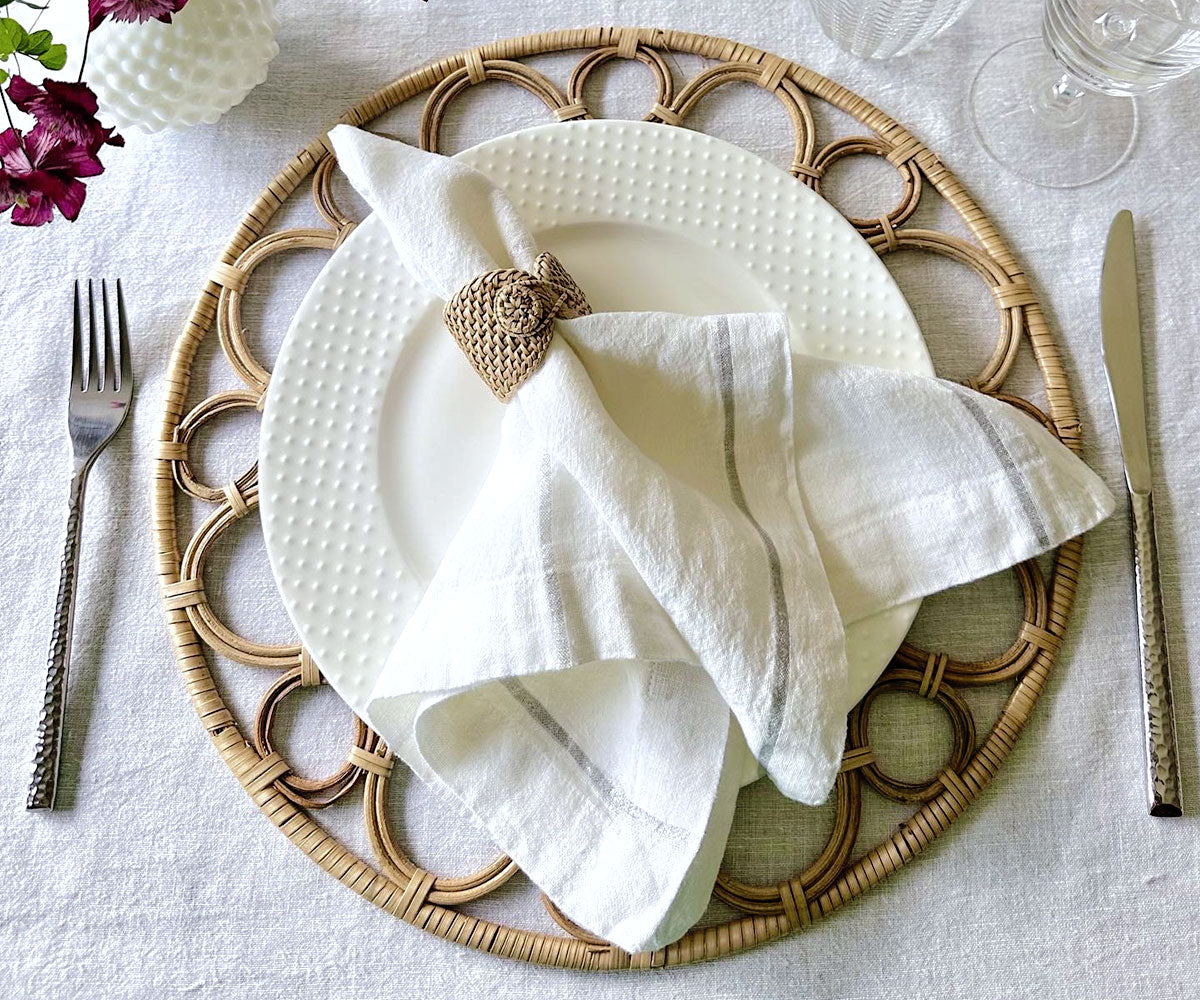 Silver Napkins: Elegant accents for special occasions. Silver Napkins: Elegant accents for special occasions.