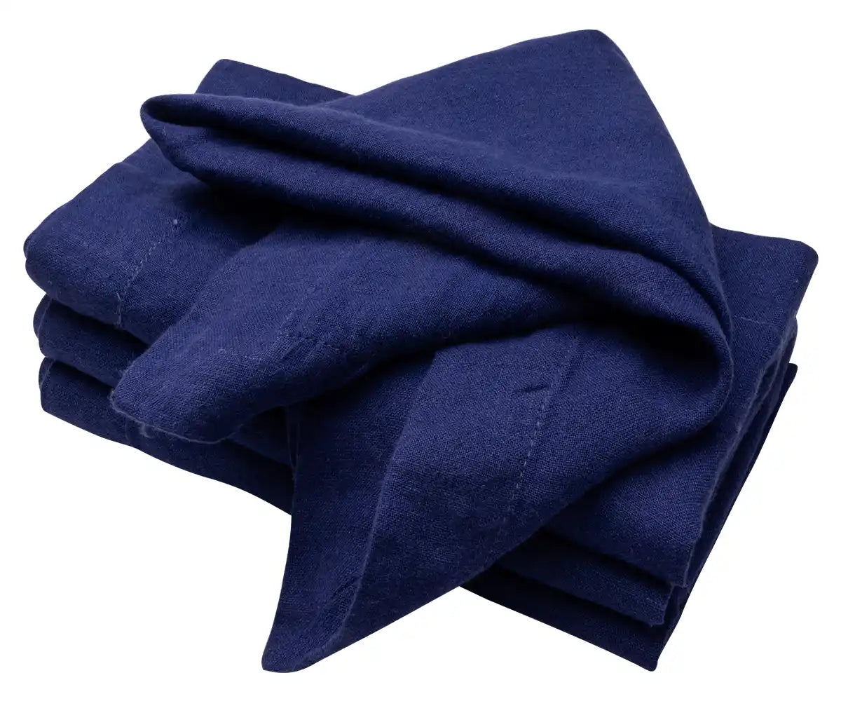 Plain Linen Napkins - Set of 4 Plain Linen Napkins - Set of 4
