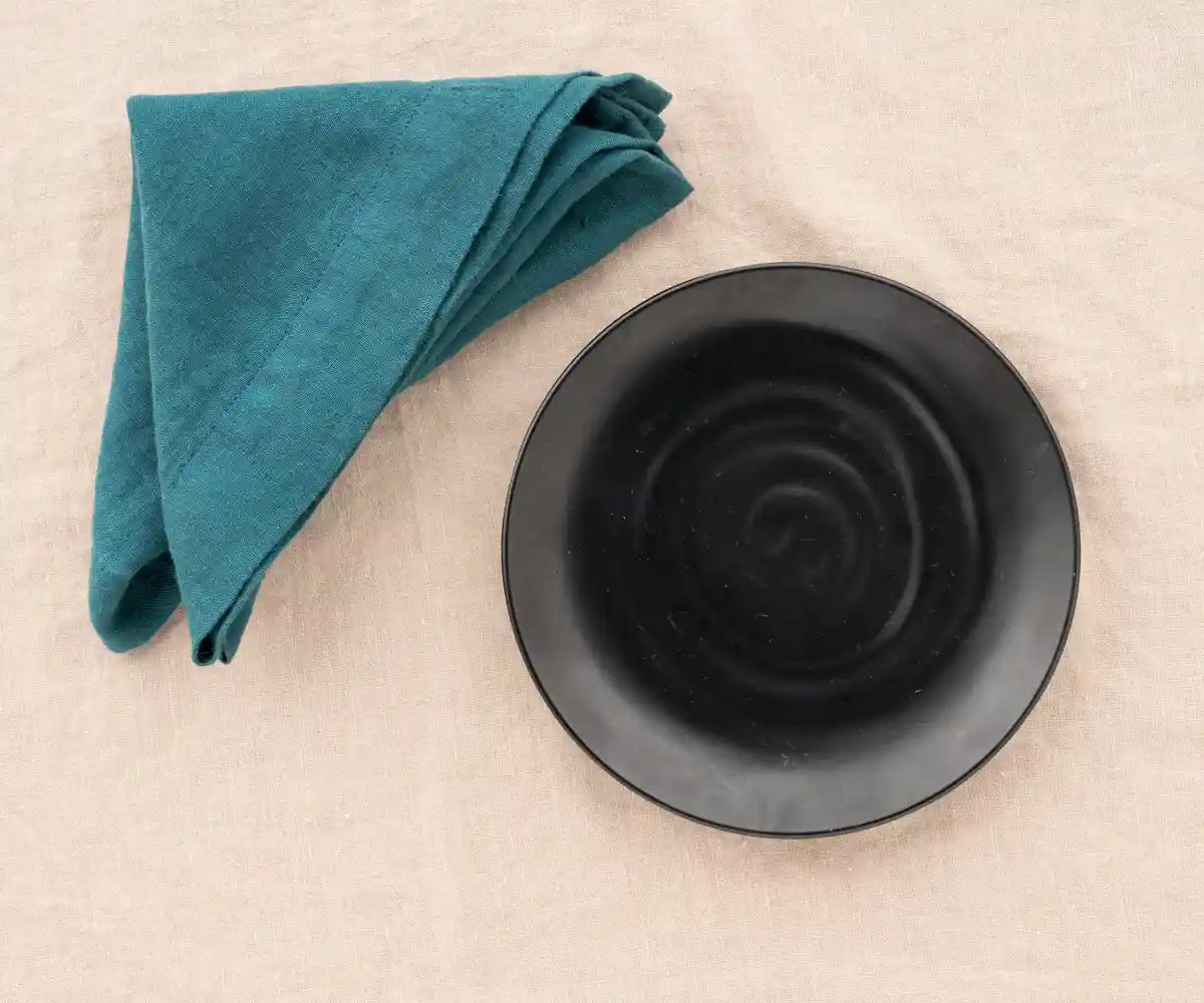 Forest Green Napkins Set of 4 Forest Green Napkins Set of 4