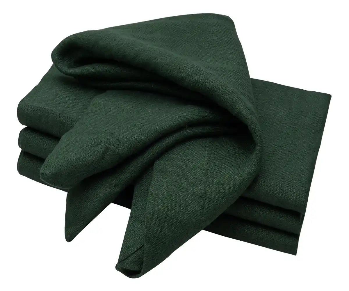 Plain Linen Napkins - Set of 4 Plain Linen Napkins - Set of 4