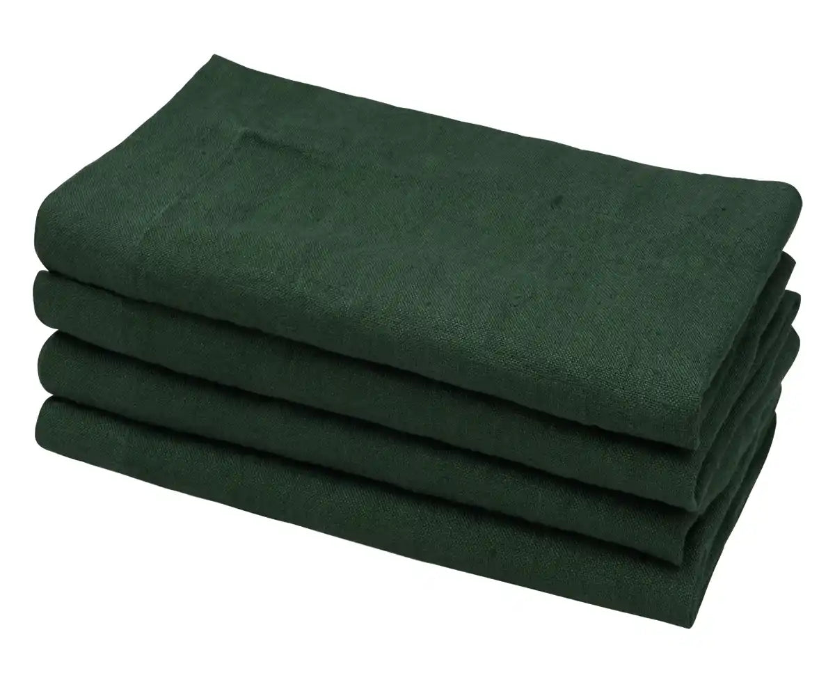 Plain Linen Napkins - Set of 4 Plain Linen Napkins - Set of 4