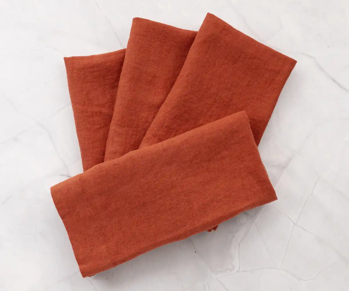Burnt Orange Napkins Burnt Orange Napkins