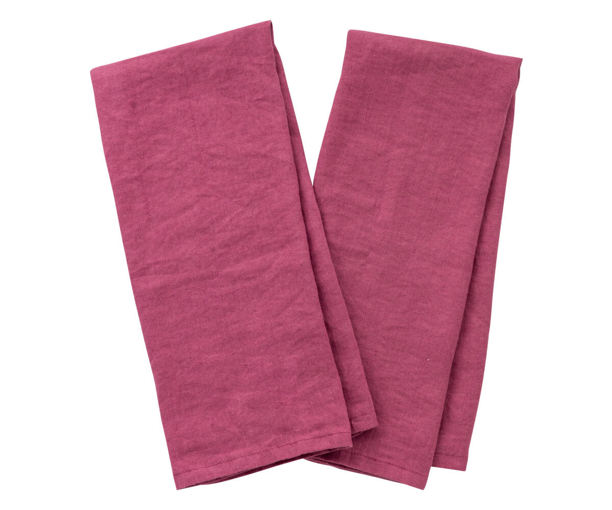 Add a touch of rustic charm to your home with our inspired red linen towels.
 Add a touch of rustic charm to your home with our inspired red linen towels.