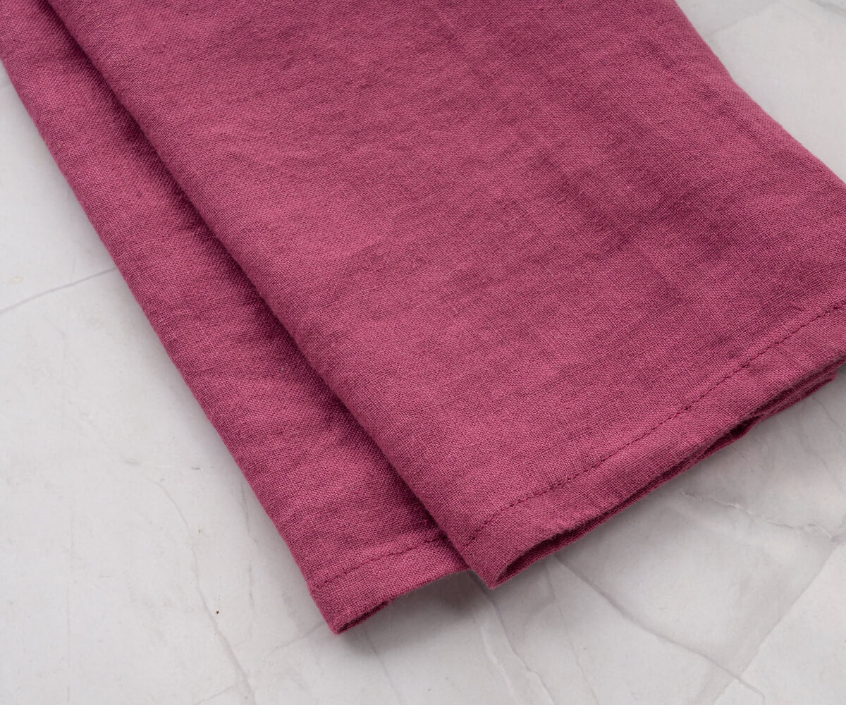 Fushia kitchen towels linen Fushia kitchen towels linen