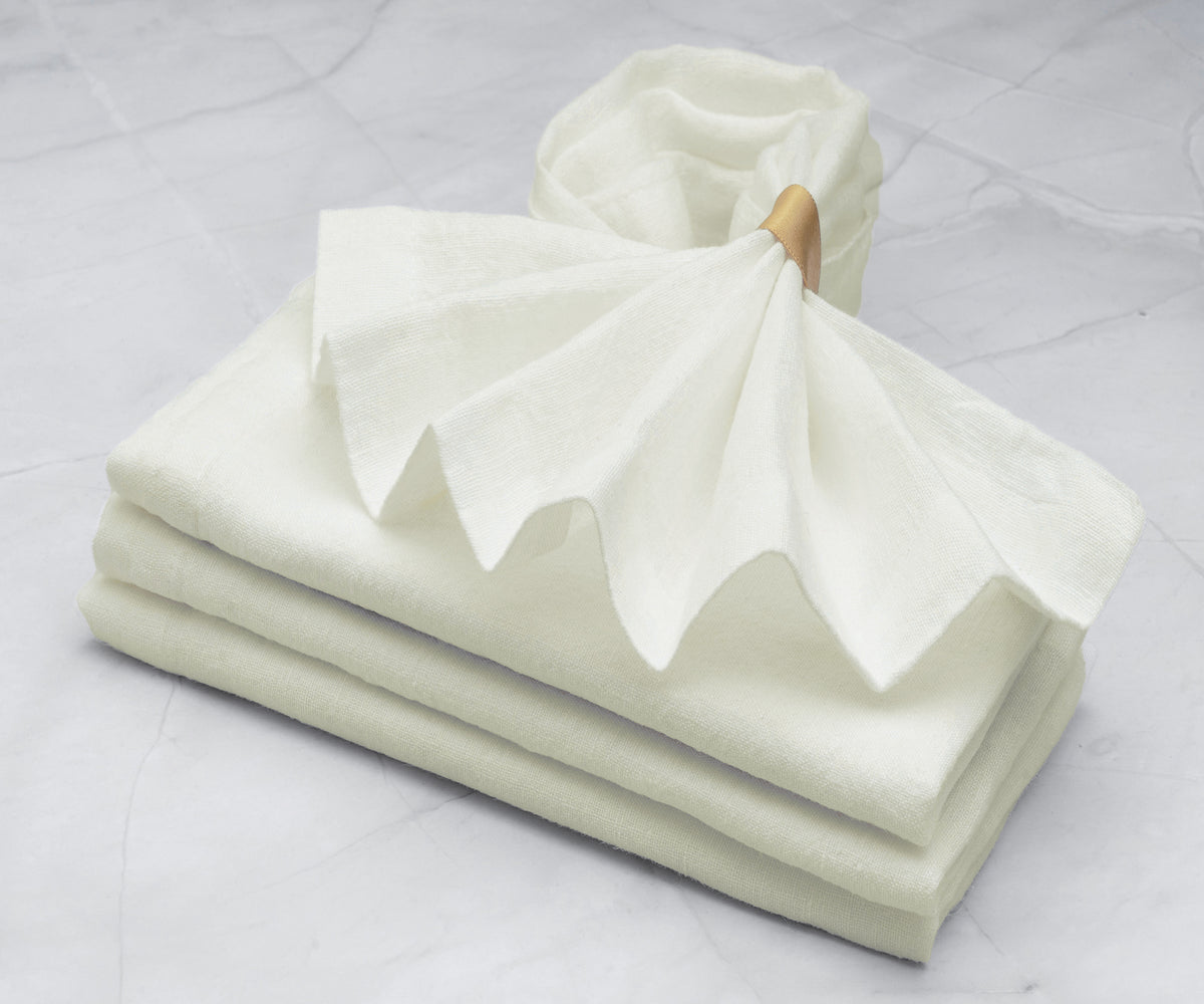 Ivory Linen Napkins Ivory Linen Napkins